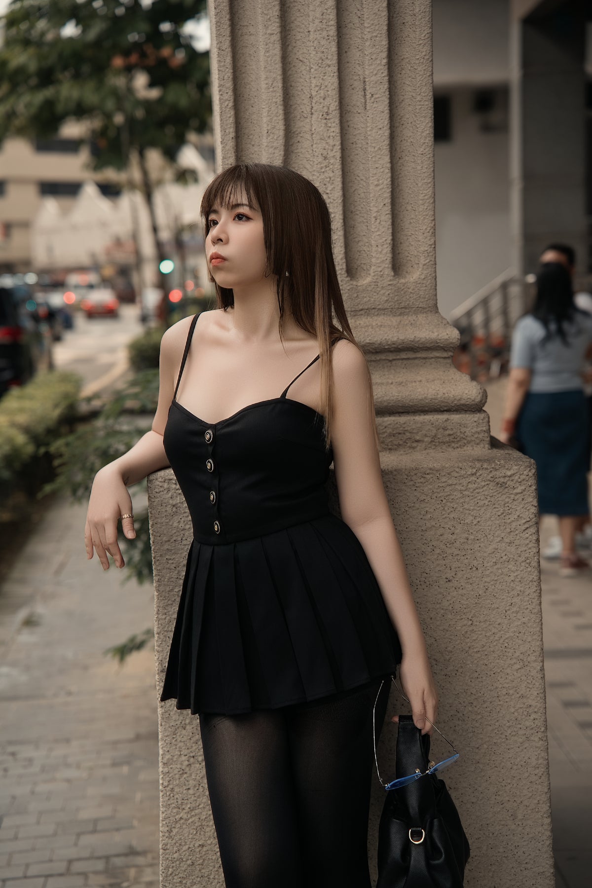达西短裙连体衣